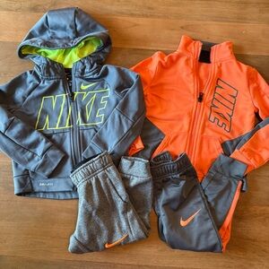 Nike Jackets and Pants bundle - 2T toddler boy set